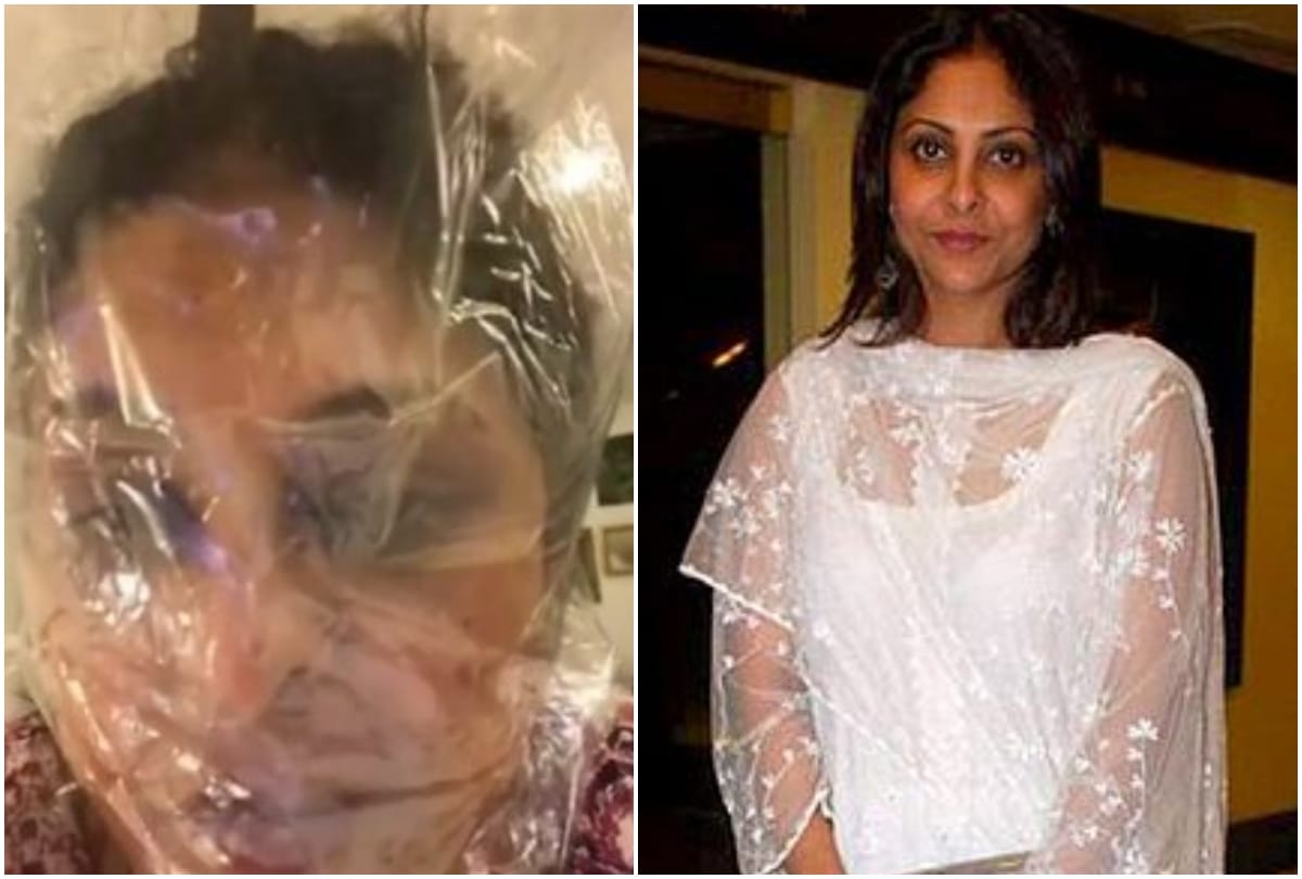 Shefali Shah coronavirus awareness video covered its face with polythene