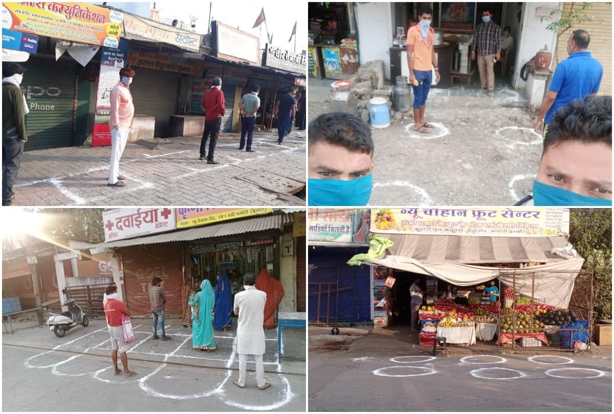 Coronavirus in India Peoples practicing social distancing in all over Country
