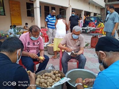 Kailash Math came forward to help the helpless in lock down, commendable work started