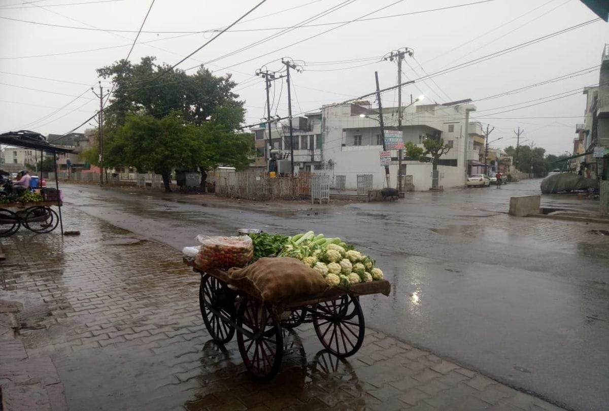 drizzling rain in agra weather news update