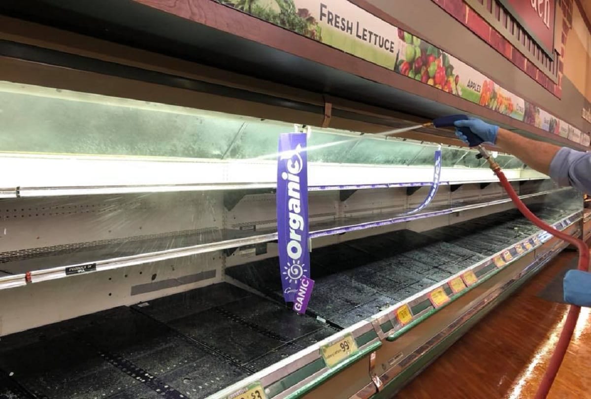 Coronavirus in USA Supermarket dumped 26 lakhs of food after a woman deliberately coughed on it in Pennsylvania