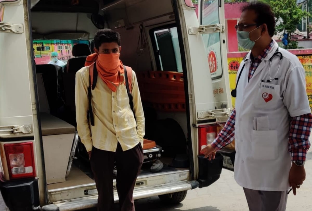 police mistook a man Corona suspect and sent him to hospital in Gorakhpur