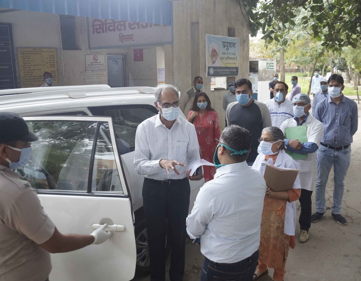 Two corona suspected patients referred in Agroha medical college.