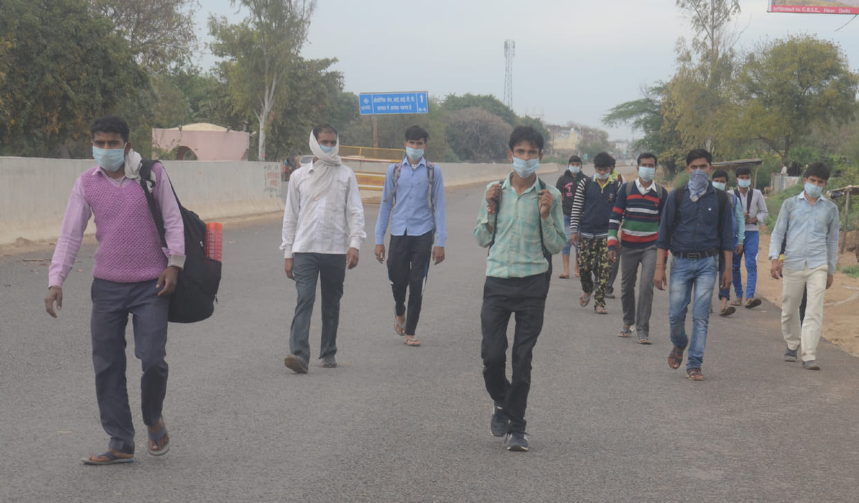 Workers returning from the highway, DM provided vehicle arrangement