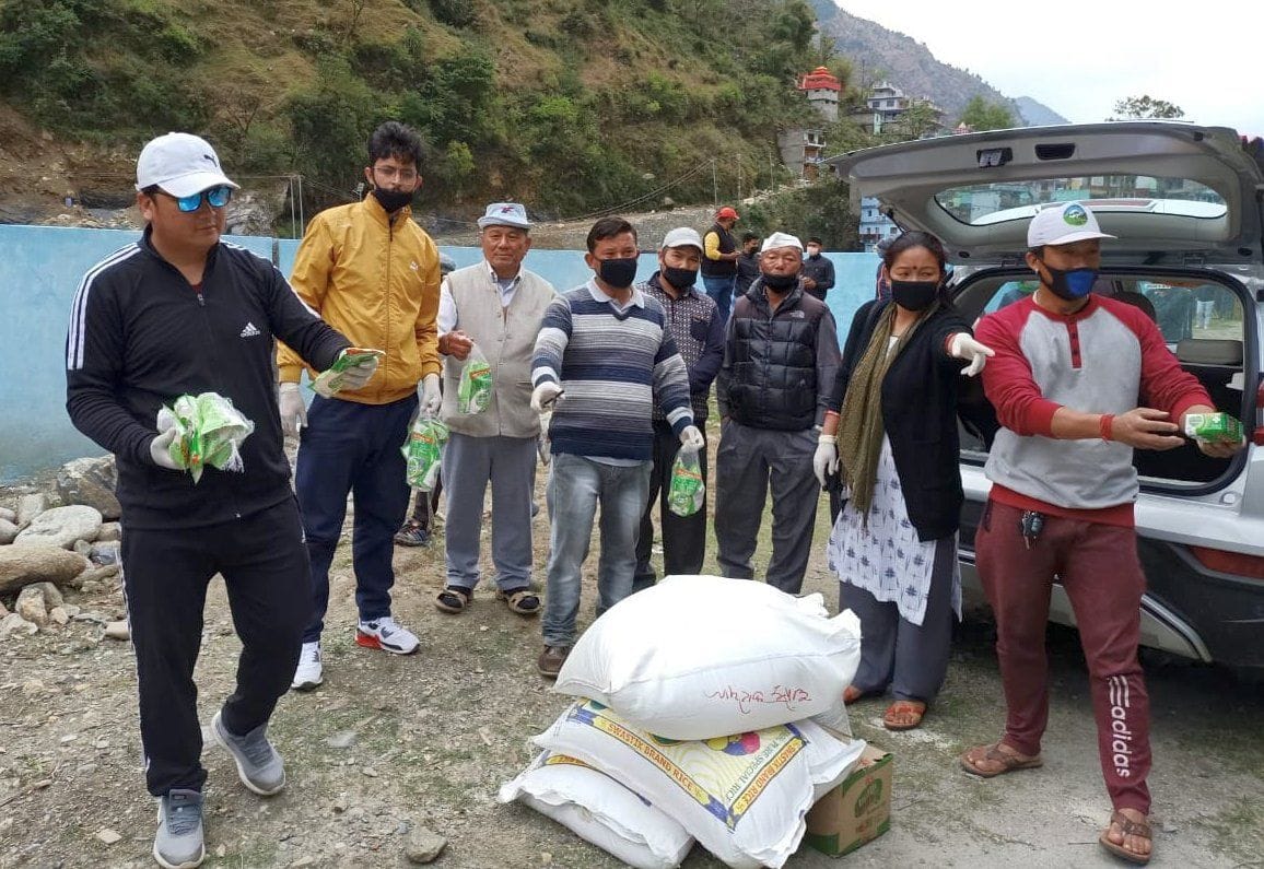 Head of Vyas Valley came forward to help Nepalis