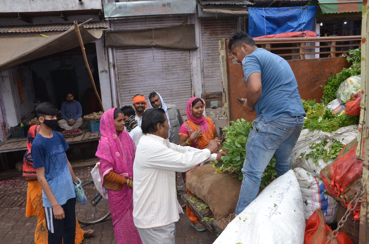 Hathras: The market opened up, then there was a stir and after that the streets were deserted