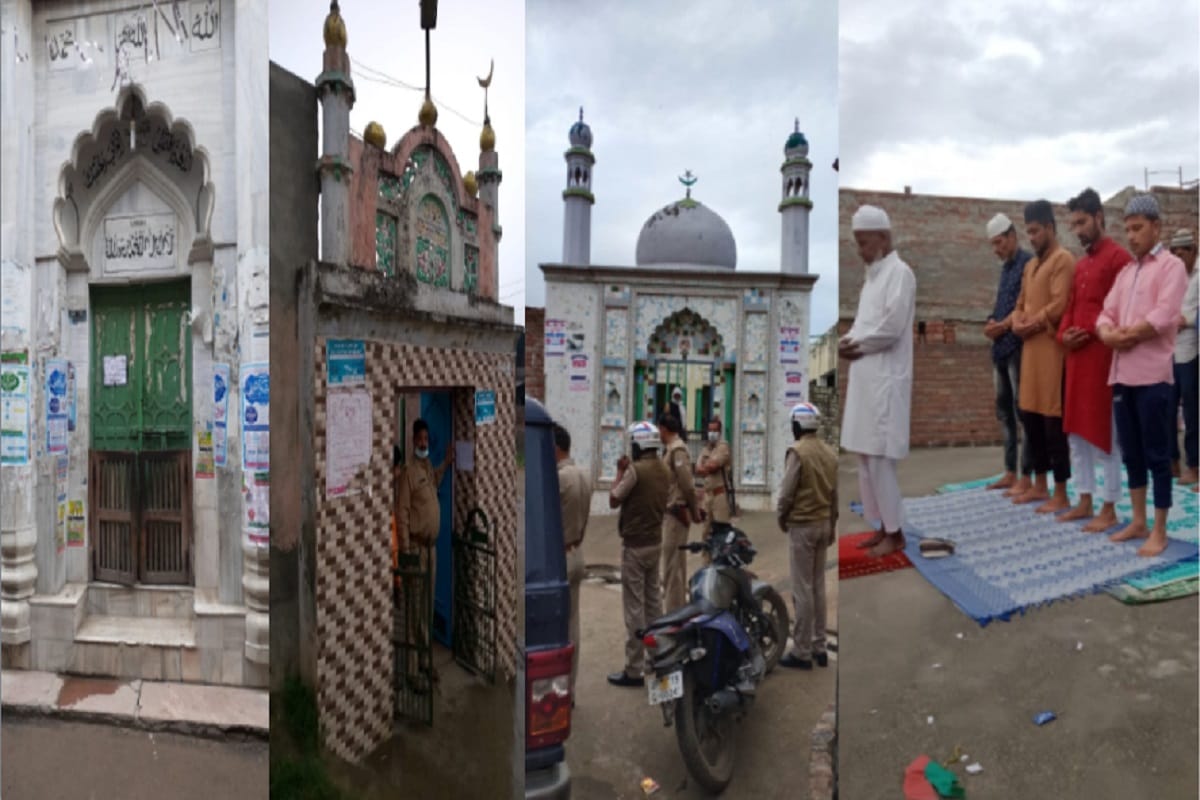 Lockdown Update News in Hindi, Mosques are closed in all districts of West Uttar Pradesh