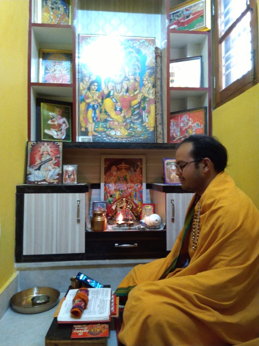 Uttarakhand Lockdown latest news: navratri 2020, Mata path online, Pandit and Yajman connected in conferencing