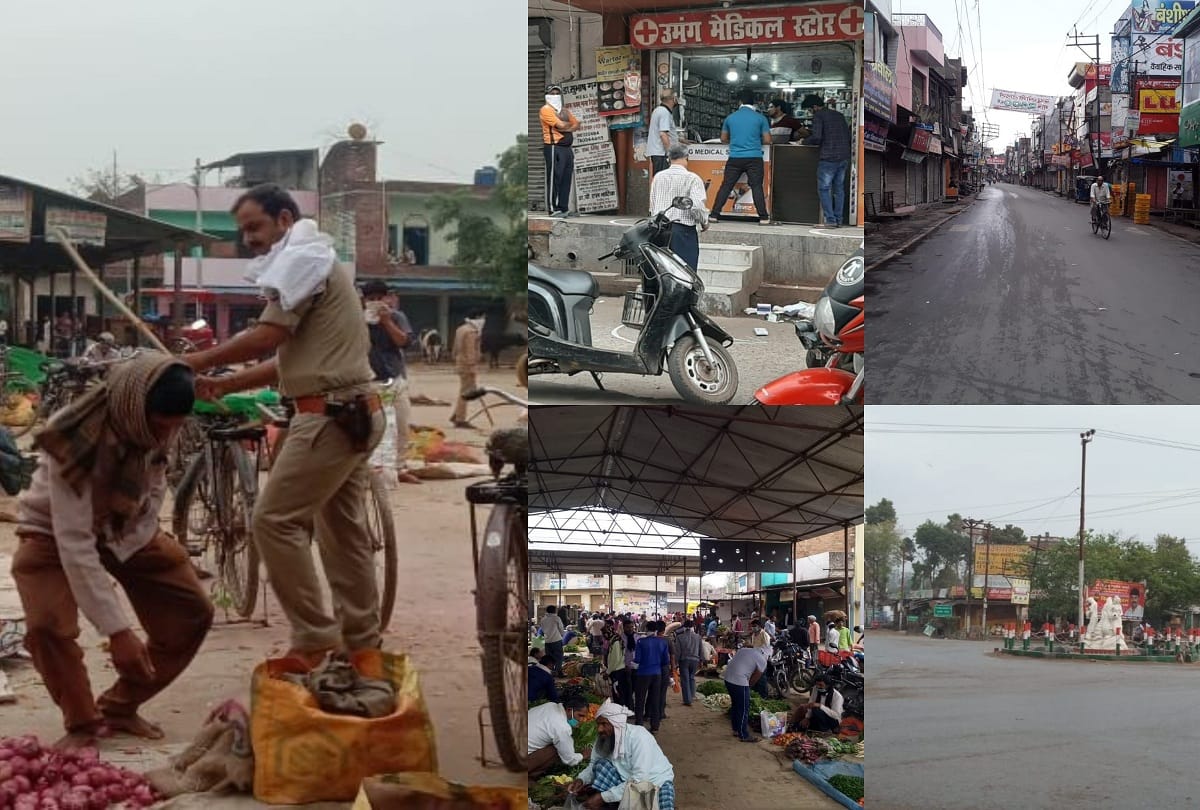 Silence on the roads on the third day of lockdown in Kanpur and surrounding districts