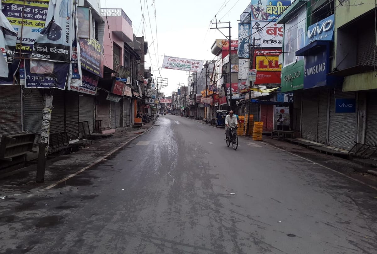 Silence on the roads on the third day of lockdown in Kanpur and surrounding districts