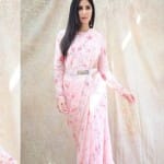 katrina kaif in pink floral saree