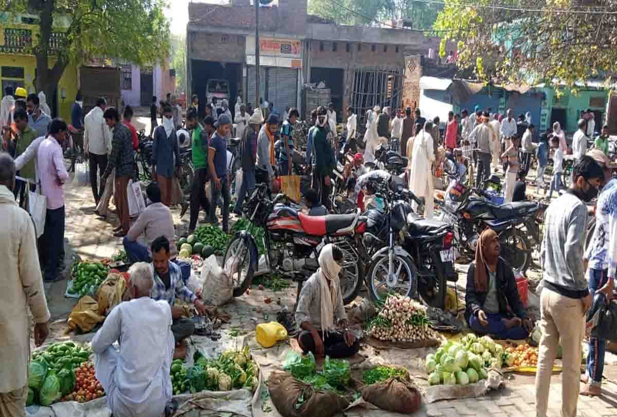 lockdown: crowd thronged the markets, see the condition of surrounding districts including Kanpur