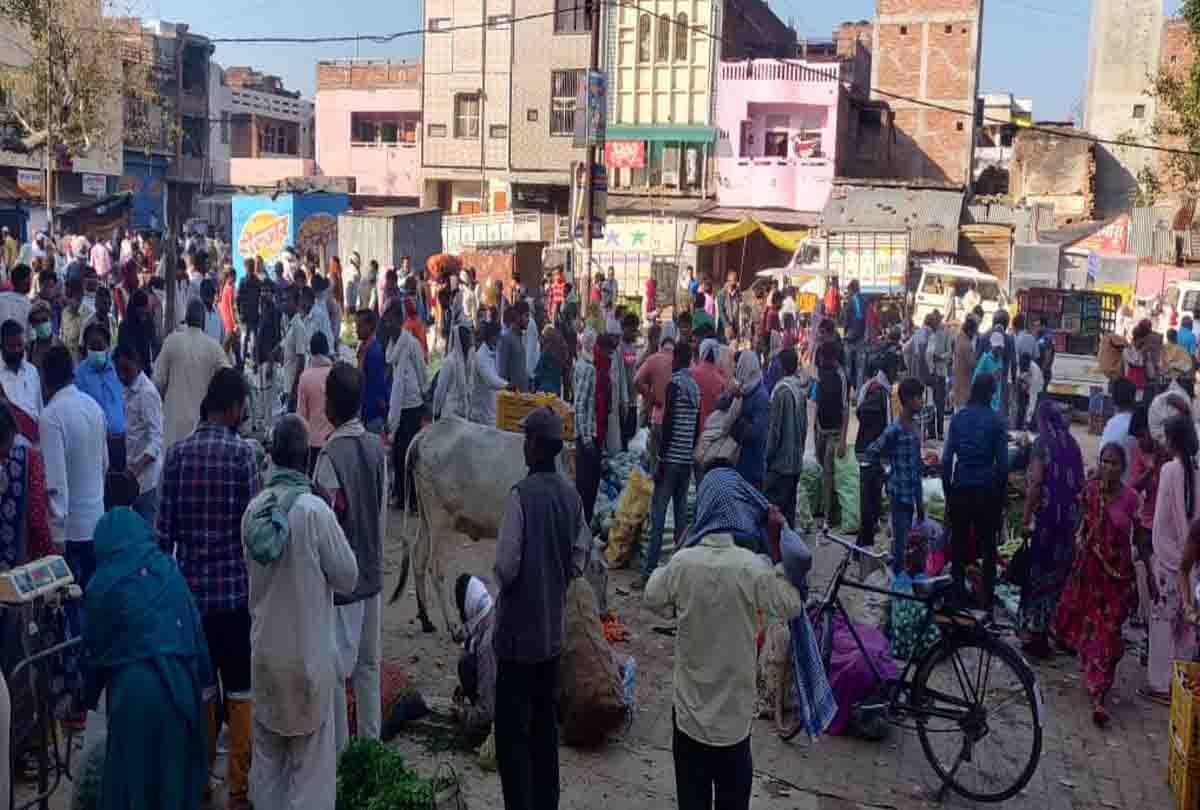 lockdown: crowd thronged the markets, see the condition of surrounding districts including Kanpur