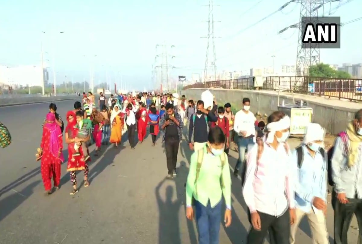 Lockdown in Agra News Latest Update man died who going to home by walking