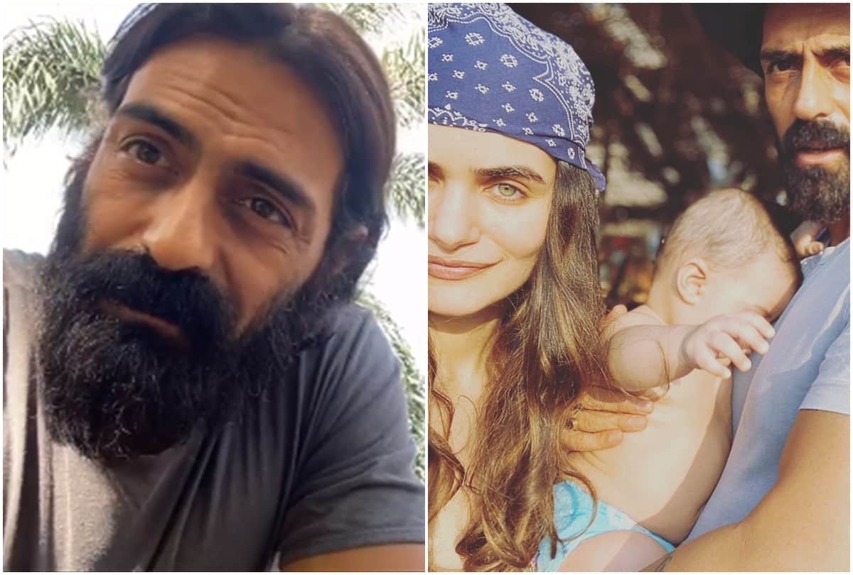 Bollywood Actor Arjun Rampal Stuck In Karjat With Girlfriend Gabriella and Son Because of India Lockdown