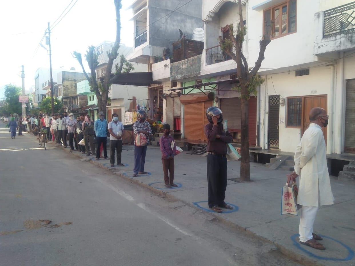 Distribution of ration started in the cheapest Galla shops