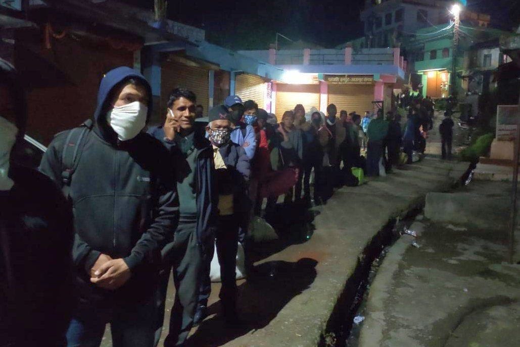 The faces of the Nepalis blossomed as soon as the bridge opened at night