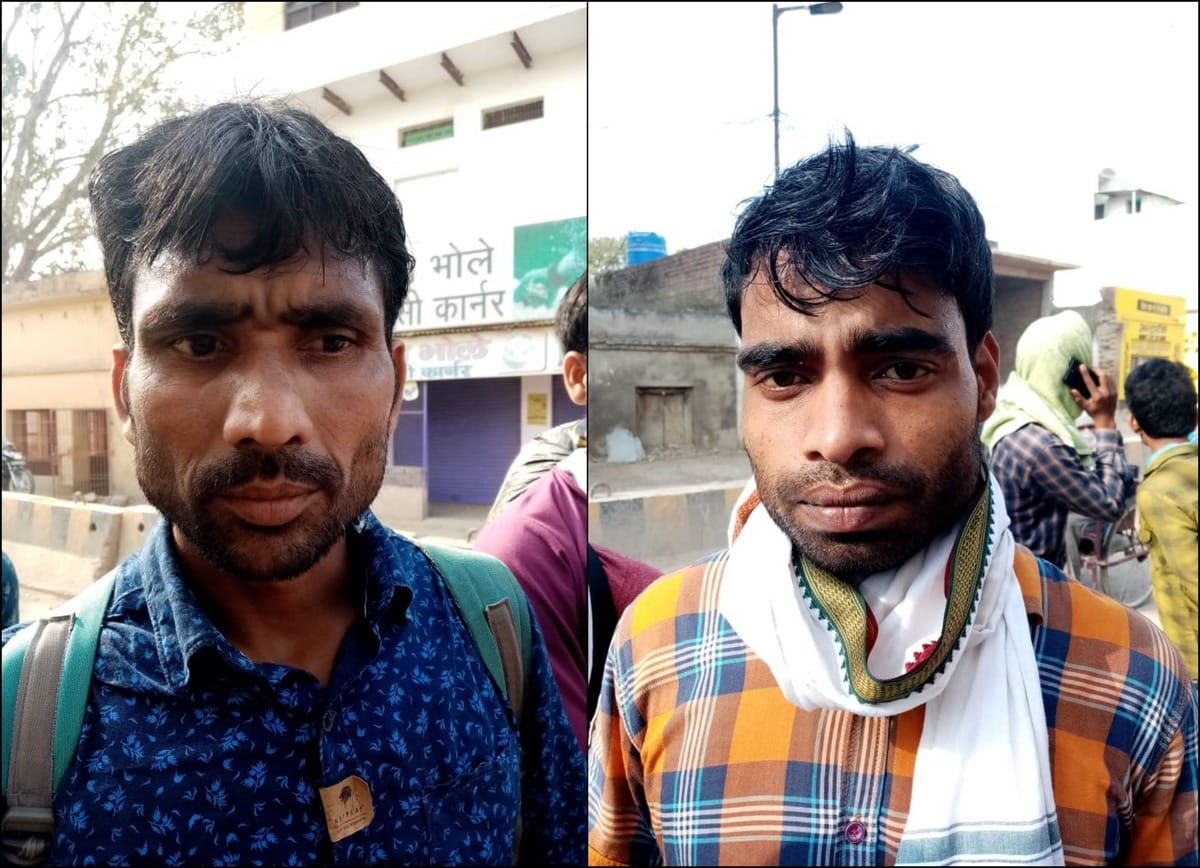 Lockdown laborers reach Varanasi on foot from Lucknow