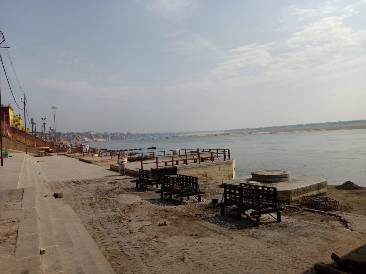 Five month of Lockdown in varanasi changes in ganga ghat and city see the photos