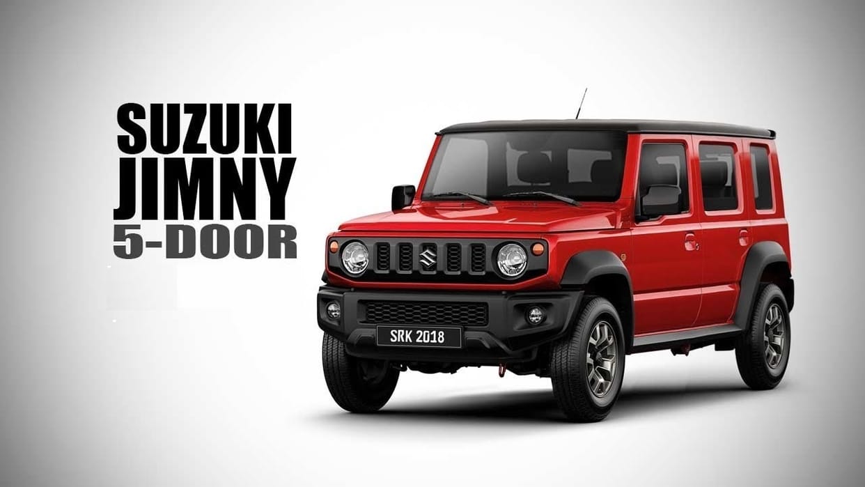 Maruti Suzuki Jimny 5-door SUV caught testing on Indian Roas to rival Mahindra Thar 5-door