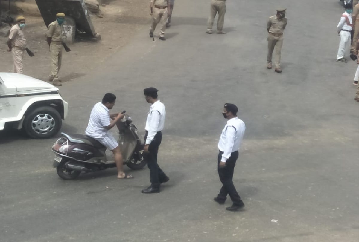 Police taught a lesson when the lockdown broke
