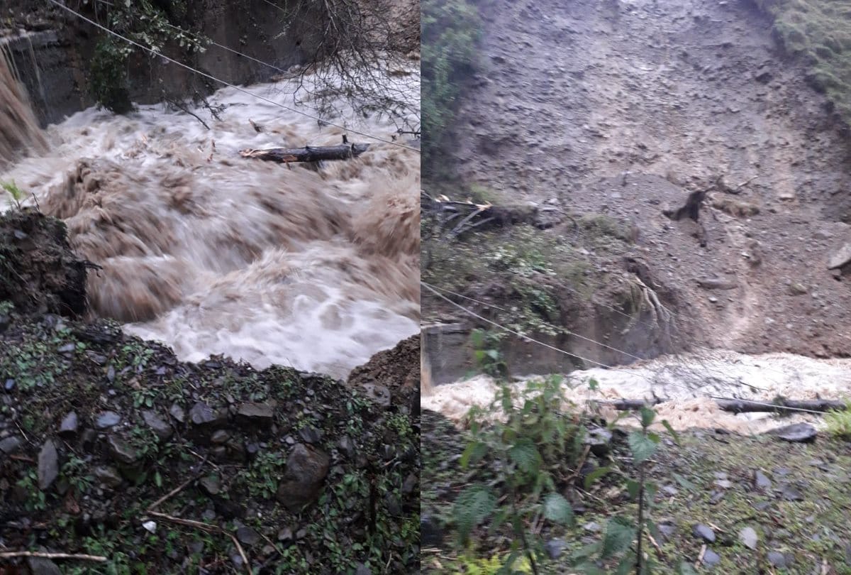 Two killed in Heavy rain and landslide in Kinnaur Chamba Himachal Pradesh