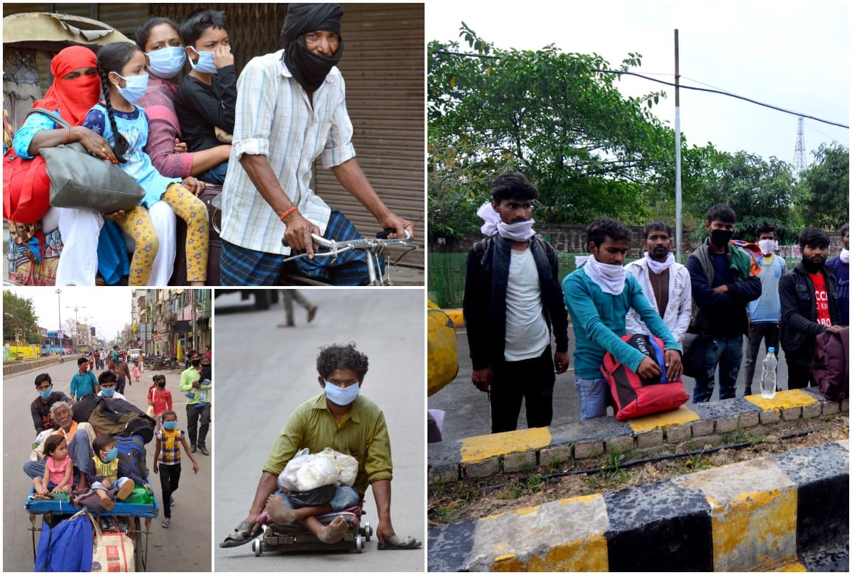 30 lives trapped in lockdown, many people saved their lives by walking 150 km