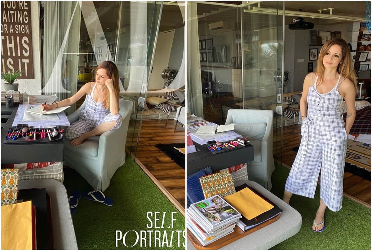 Sussanne Khan Share Photos From Ex Husband Hrithik Roshan House as She is There During Quarantine
