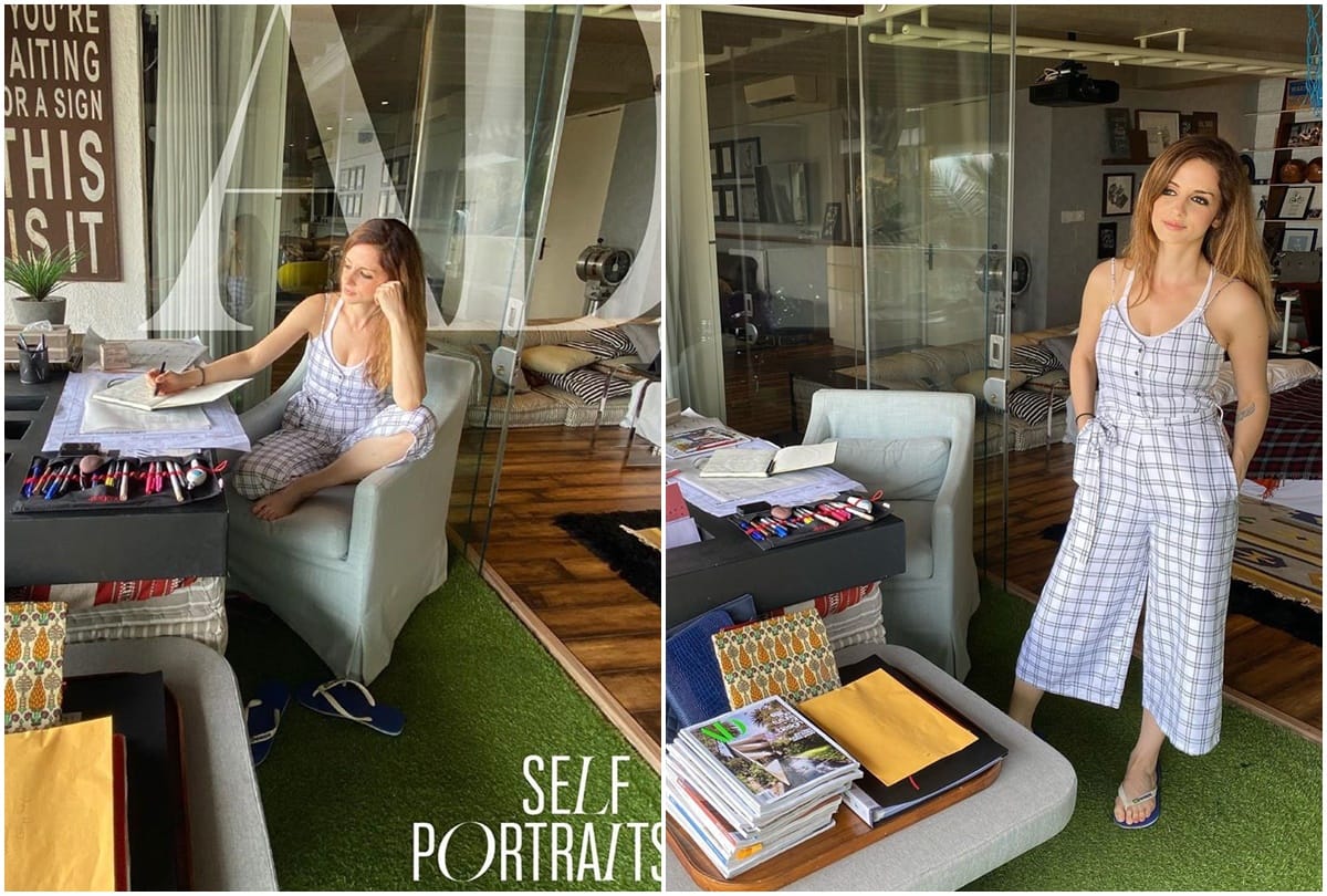 Sussanne Khan Share Photos From Ex Husband Hrithik Roshan House as She is There During Quarantine