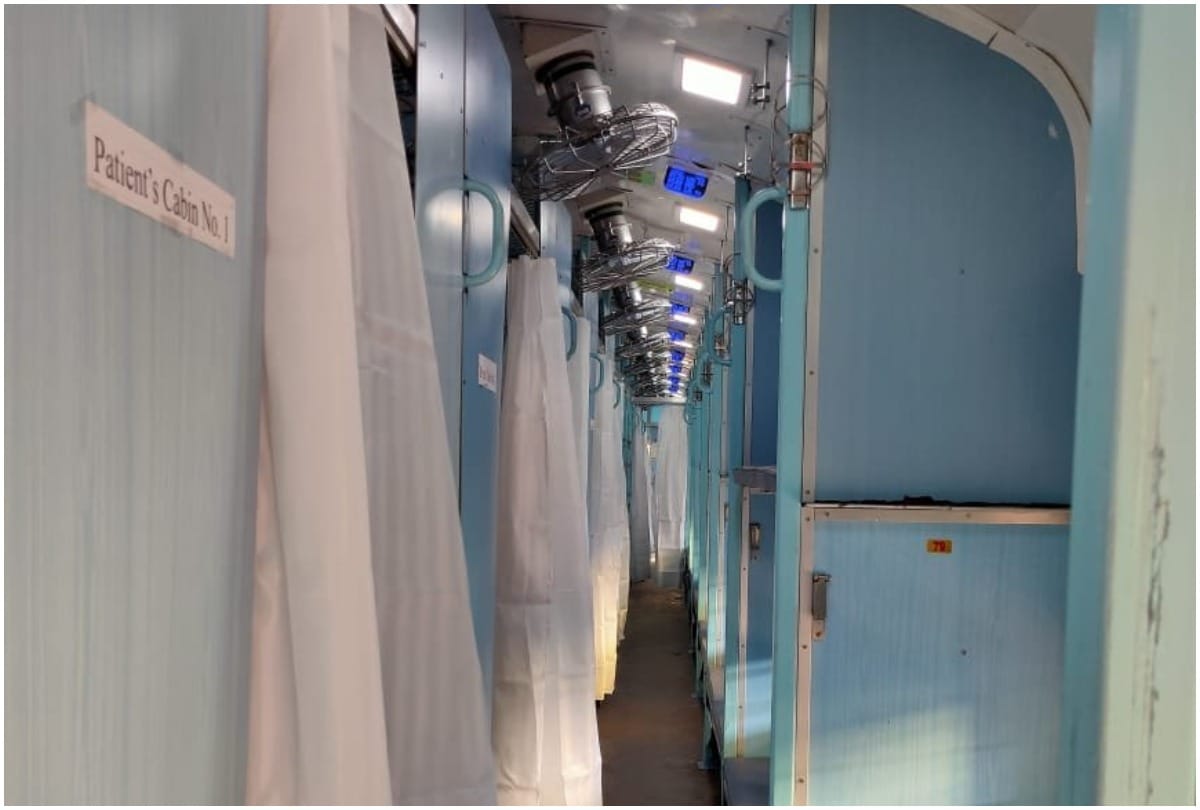 train coaches converting into isolation wards for fight against coronavirus in agra