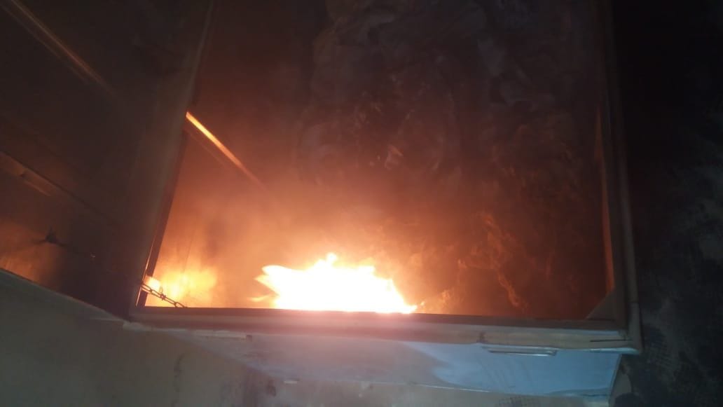 Burn Home in Garur