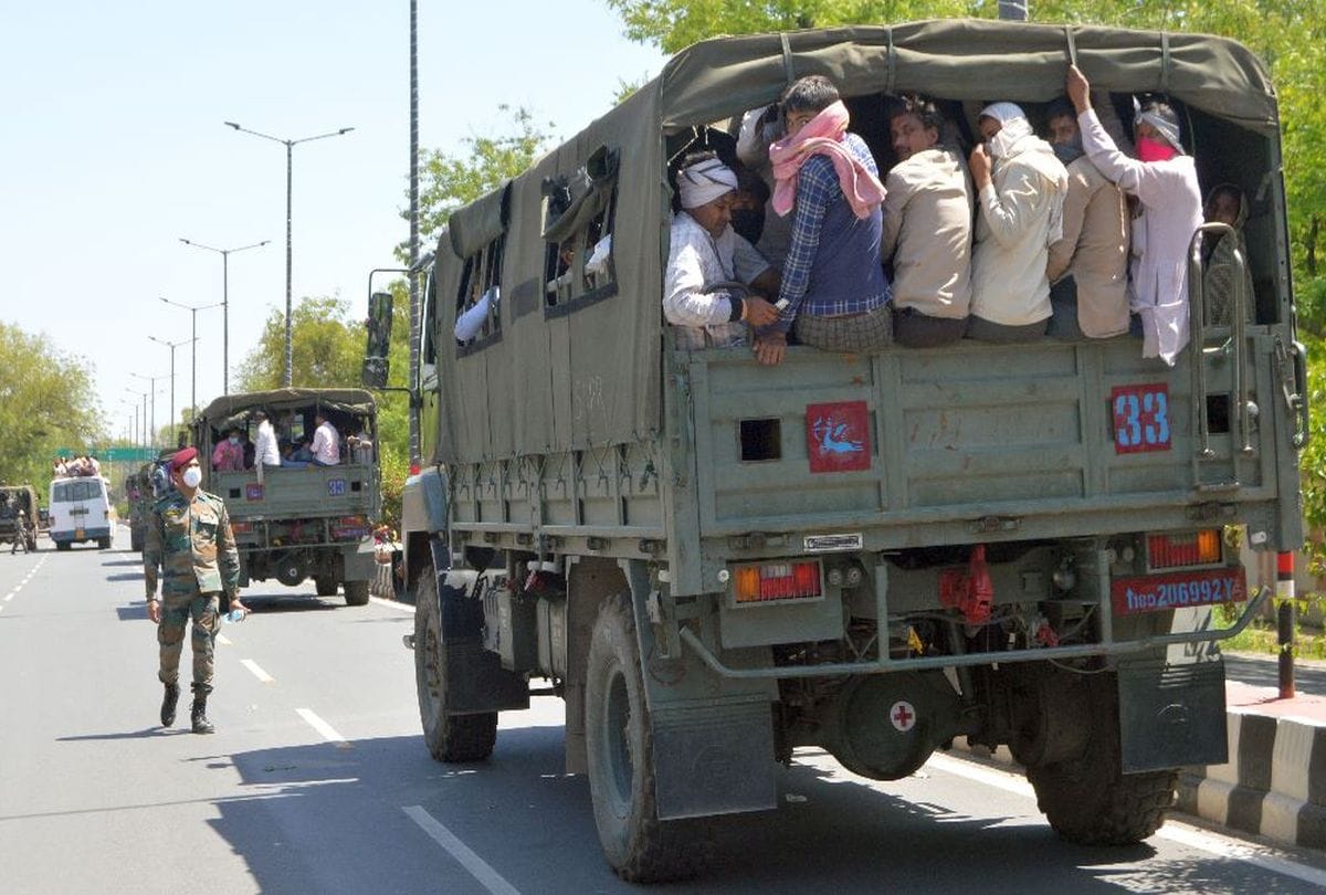 School Vehicles Run To Help For Migrant Workers Lockdown Update News