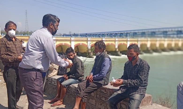 Many hands extended to help the needy