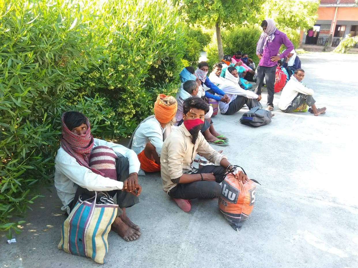 Jhajjar Police sened Migrants to Seltor Home