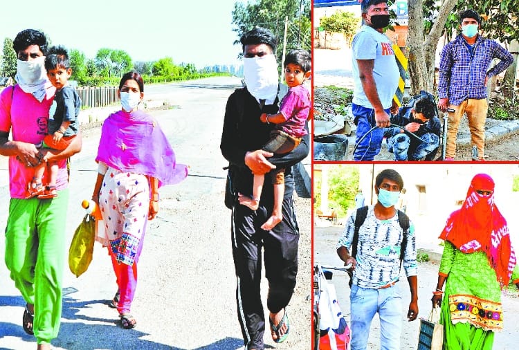 Laborers continues migrating from many cities of Punjab between curfew