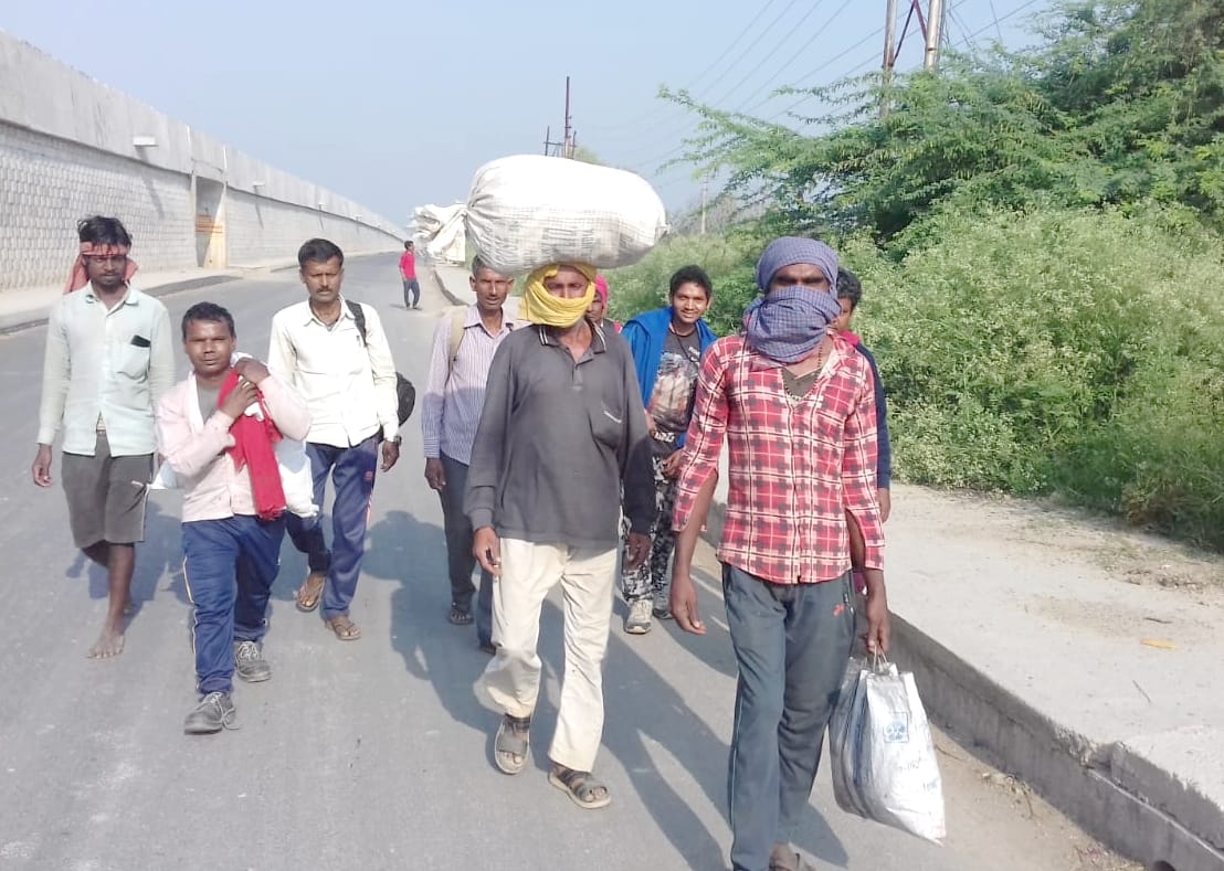 250 km journey on foot in three days