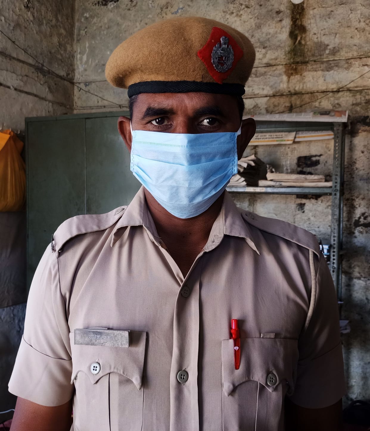 lock down, police man, on duty, hard duty, jhajjar