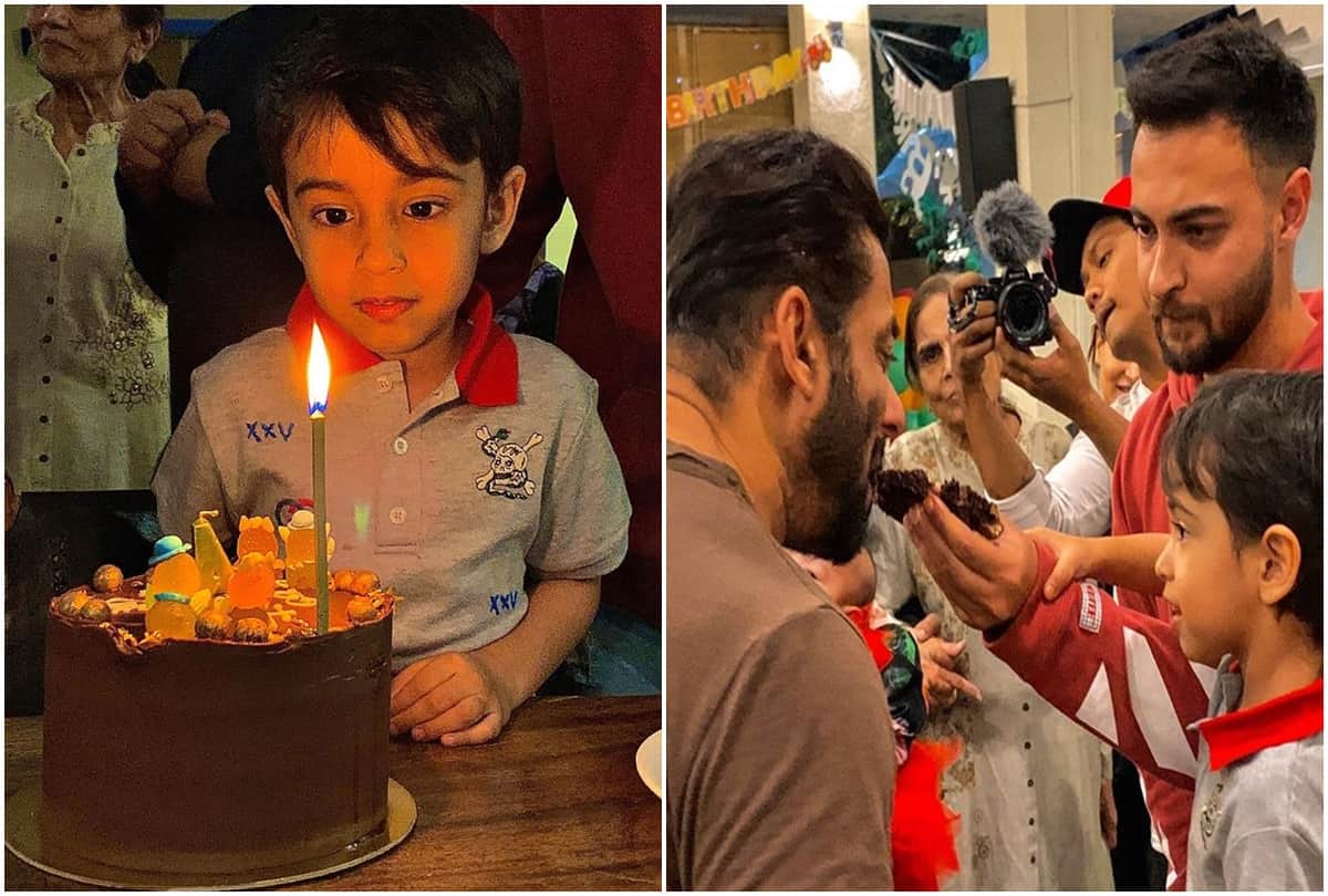 Salman Khan Celebrates Nephew Ahil Sharma Birthday at Panvel Farmhouse See Photos