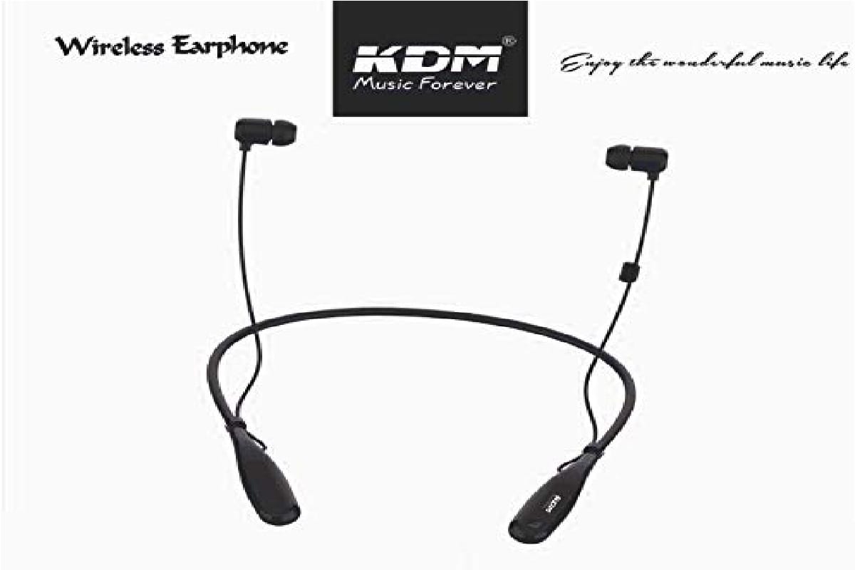 Enjoy 30 Hours of Uninterrupted Entertainment with KDM G1-X30 Wireless Neckband Earphones