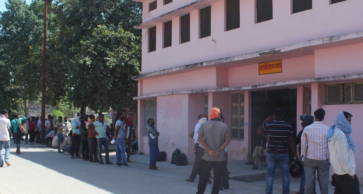 130 people from outside kept in quarantine centers