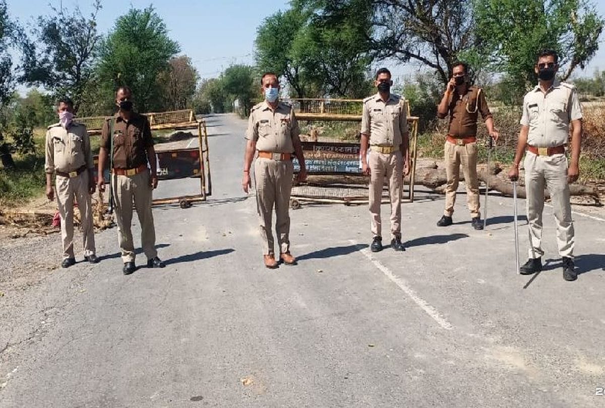 Lockdown Latest News Mathura border seal