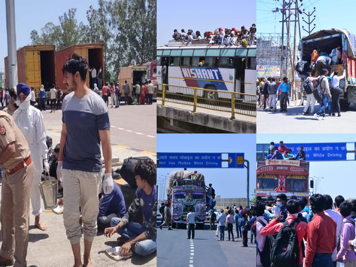 20 thousand people passing through Kanpur border daily, thermal screening is not happening
