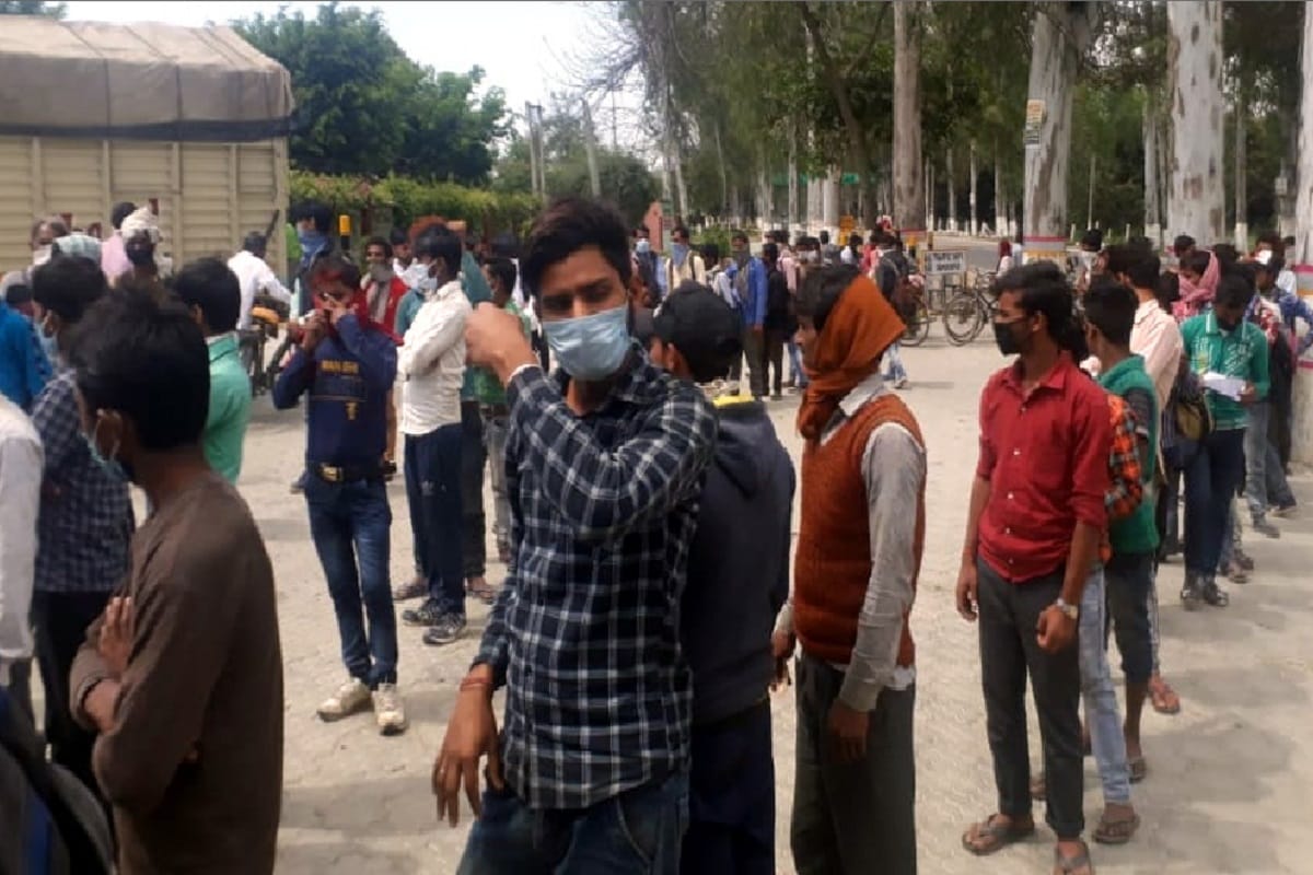 Corona Virus, People of Himachal, Haryana and Punjab are trapped in Saharanpur due to lockdown