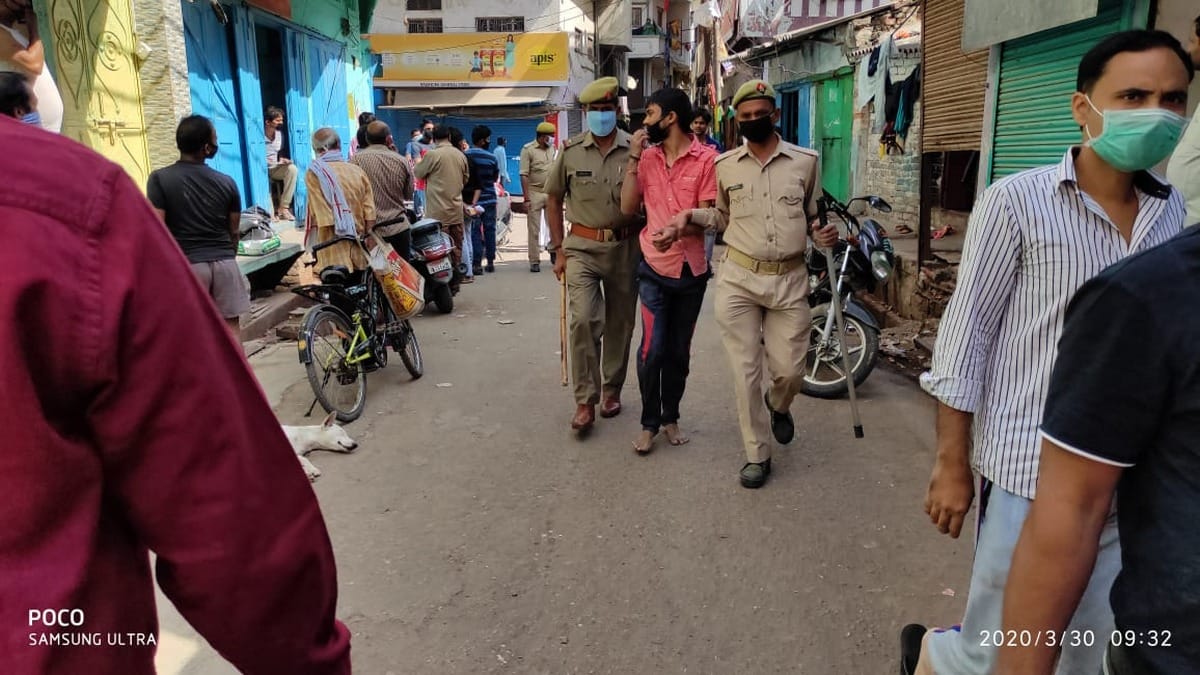 varanasi dm sp reached market to inspect shopkeepers taking custody selling goods price higher