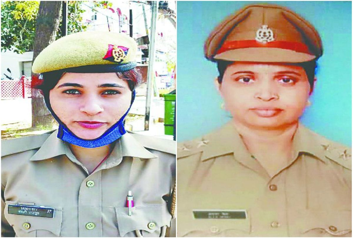 Agra Woman Police Duty In Lockdown