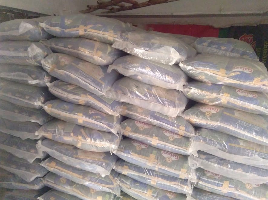 SDM raided, 120 bags of rice caught