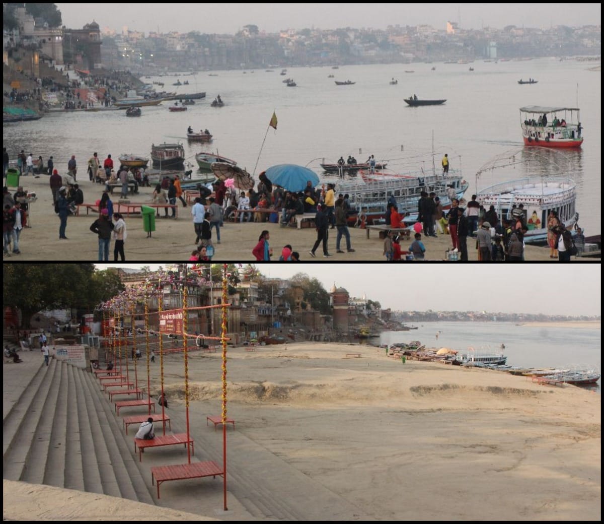 coronavirus lockdown in varanasi places are empty silence where rush crowded assi ghat ganga