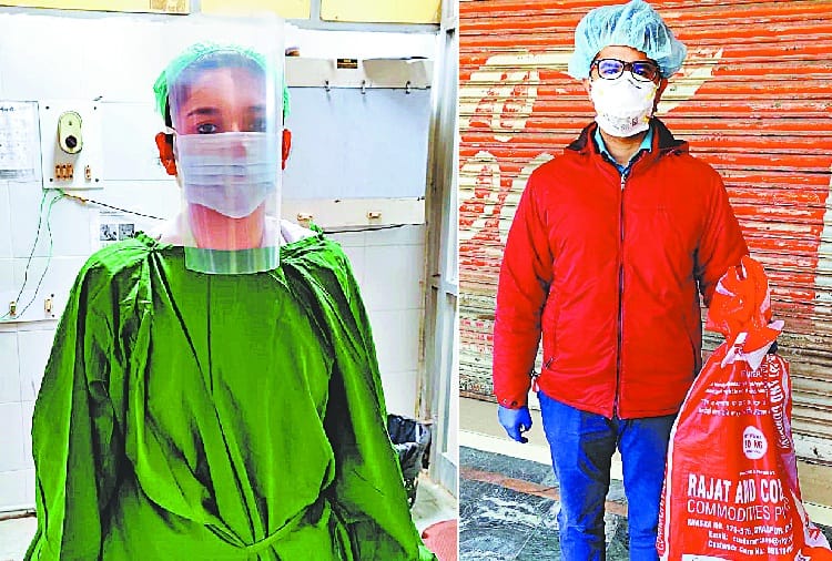 Coronavirus, Lockdown, Curfew, GMCH 32 Doctors Invented Face Shield for Safety
