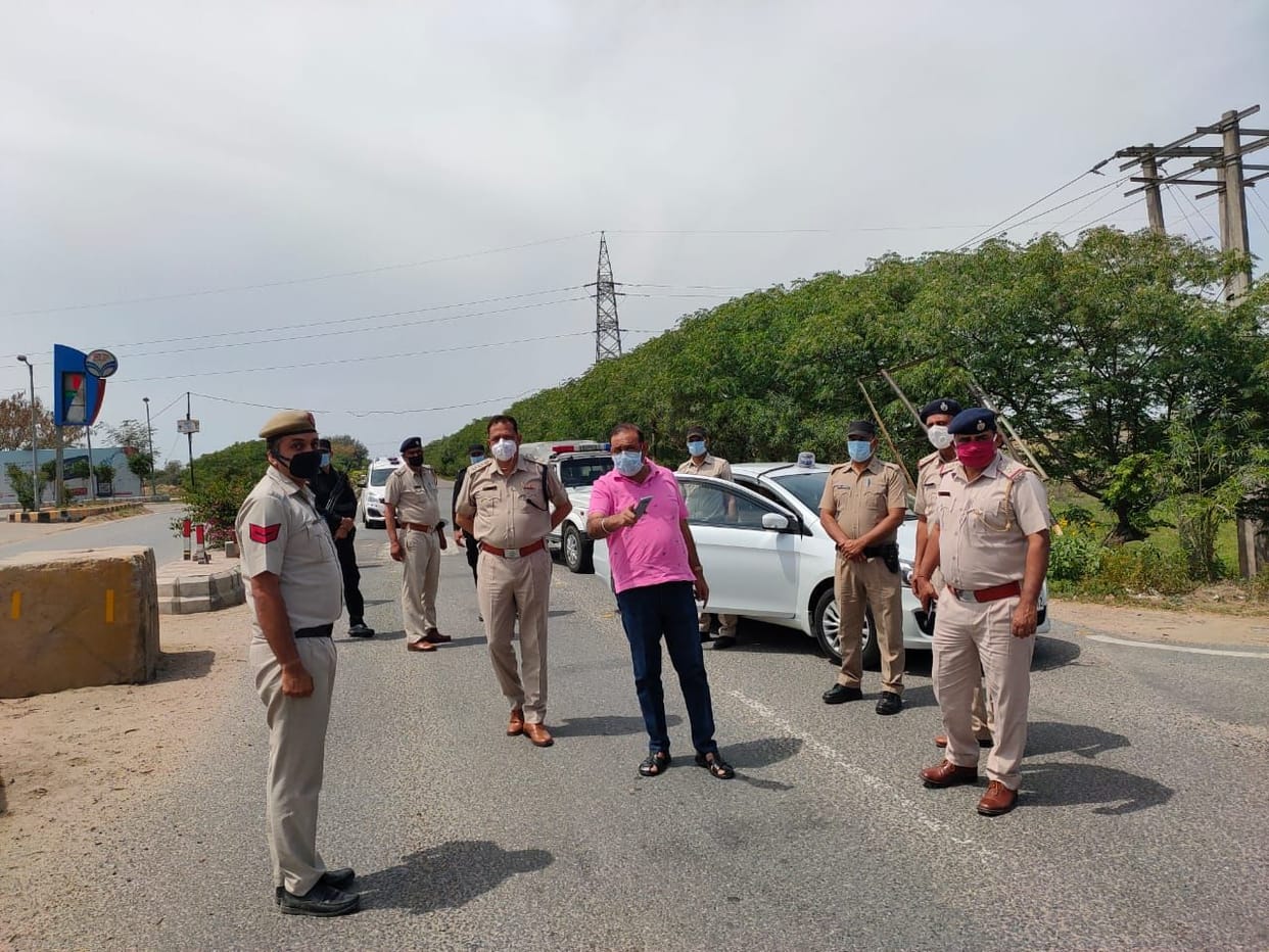 DIG observed police both in Jhajjar District Border