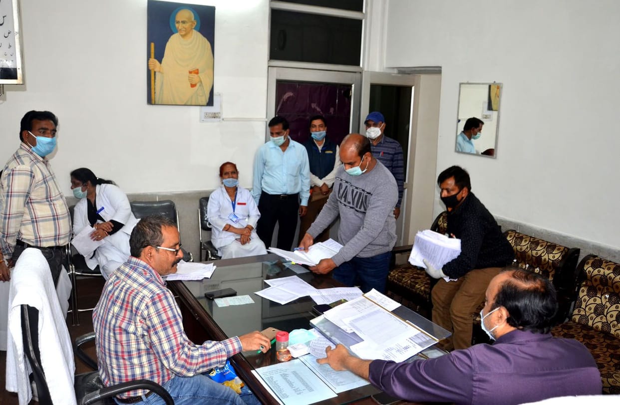 200 OPD in a day in district hospital, 300 in emergency